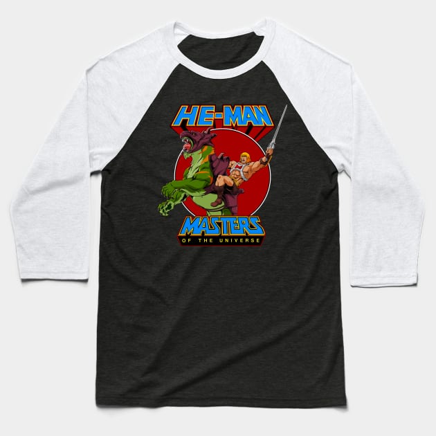 Masters Of The Universe - He Man Baseball T-Shirt by svthyp